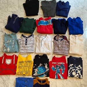 Boys Long Sleeve Shirt Bundle of 20 EUC